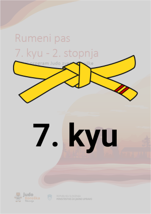 7. kyu - 2. stopnja - Rumeni pas
